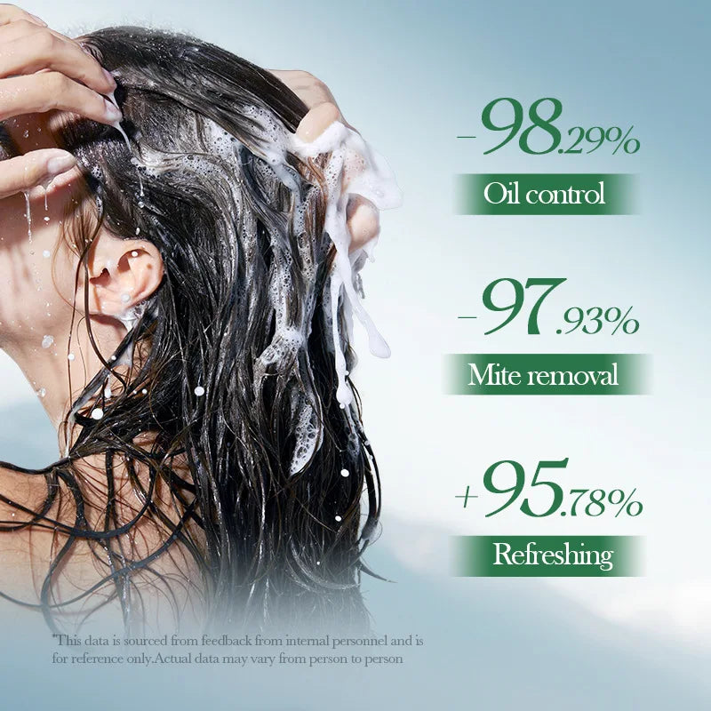 Garlic Anti-Mite Shampoo - Deep cleansing scalp care, specially designed for dandruff and itchy scalps.