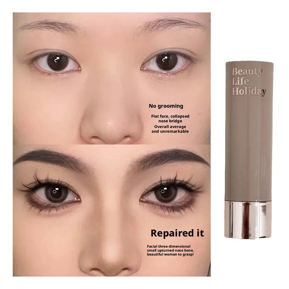 Waterproof Nose Contour Stick – Matte Grey/Brown Bronzer & Highlighter