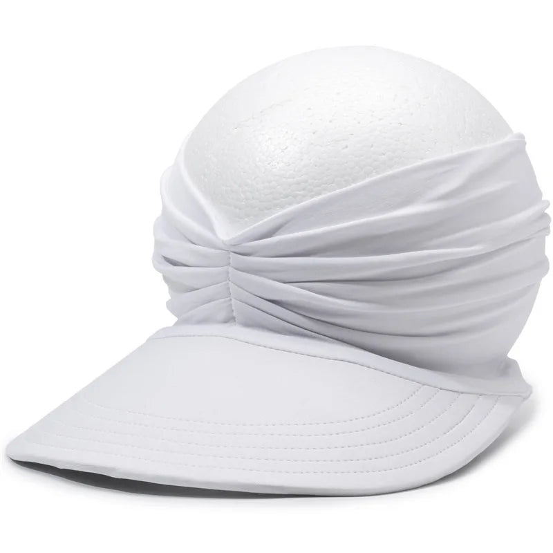 Women’s UPF 50+ UV Protection Sun Visor Hat – Wide Brim Sun Shield for Outdoor Activities