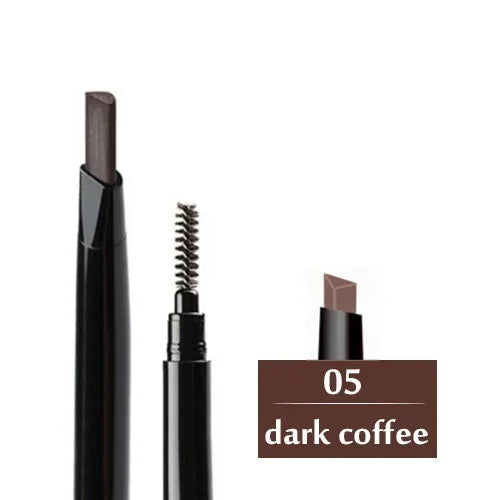 Double-Ended Eyebrow Pencil – Waterproof, Long-Lasting Triangle Tip