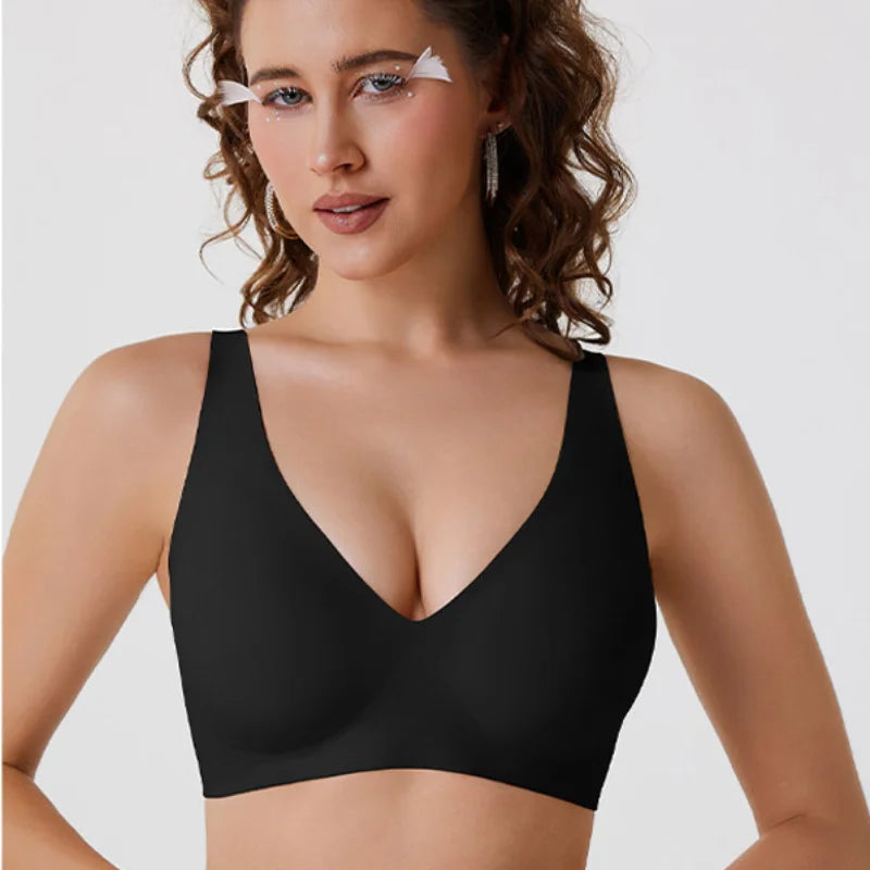 Women‘s Comfort Seamless Bra Wire-Free Full Cup  ( To check exact size check desciprtion)