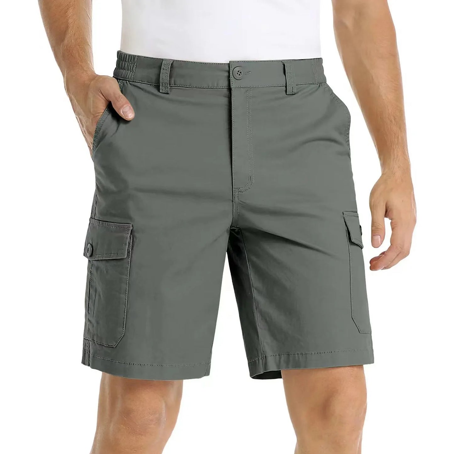 Breathable Quick Dry Hiking Shorts With  Pockets Athletic Cargo Shorts Casual Sports Travel Short Pants