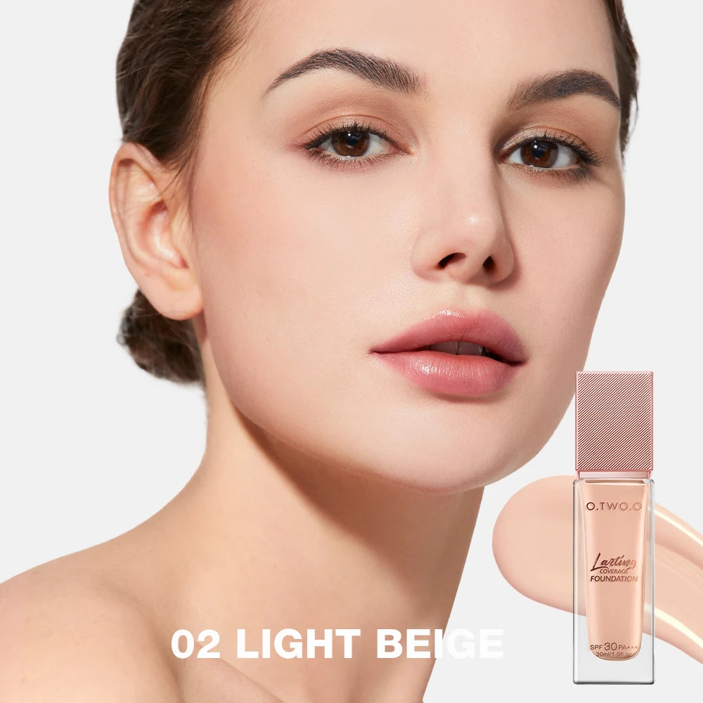 Matte Liquid Foundation – Full Coverage, Oil-Control & Waterproof