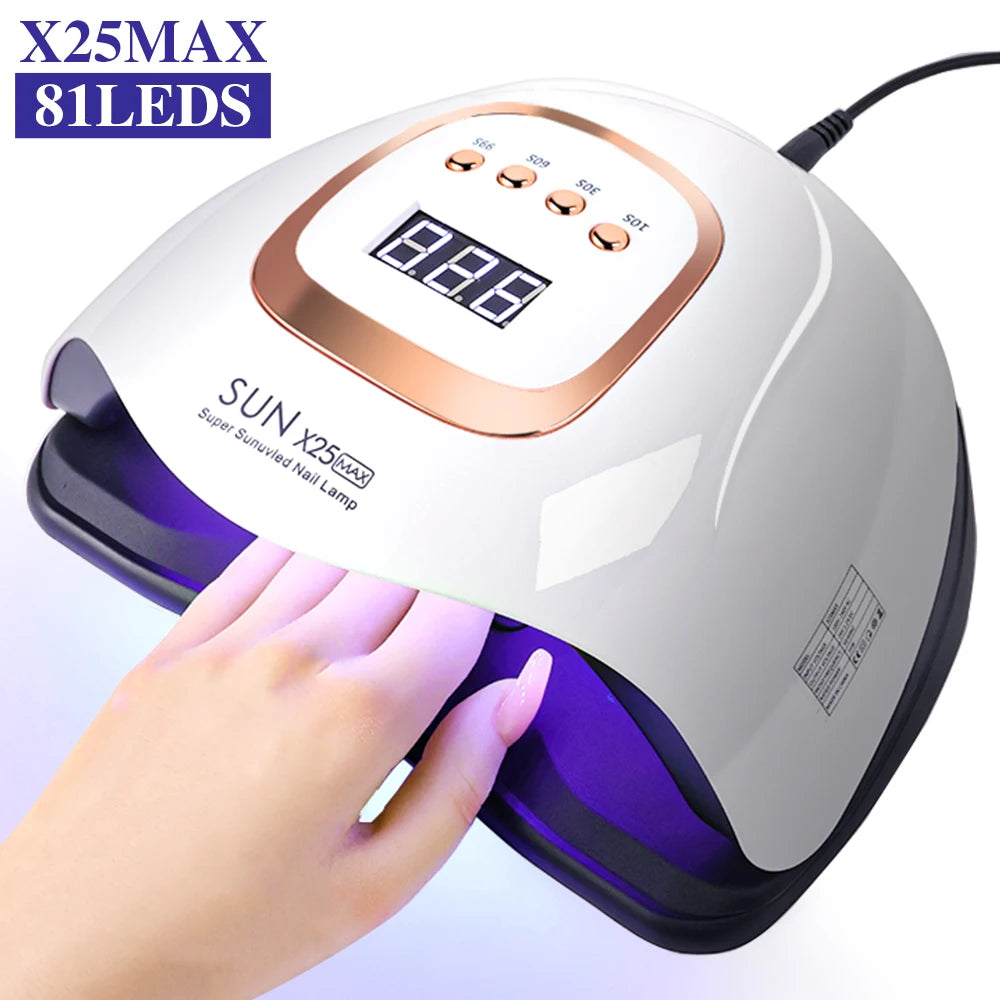 Professional 81 LED UV Nail Lamp with 4 Timers