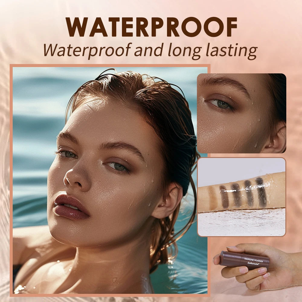 Hairline Powder Long Lasting Shadow Filling Forehead Hair Gaps Waterproof Sweat-proof Fine Powder