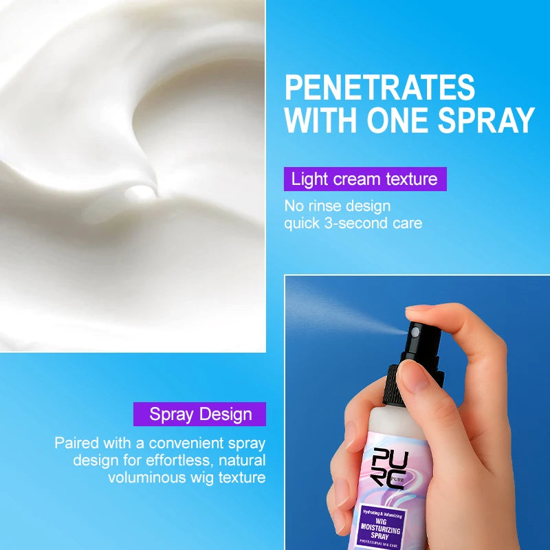 Leave-In Wig Moisturizing Spray Keratin Smoothing Anti-Dryness