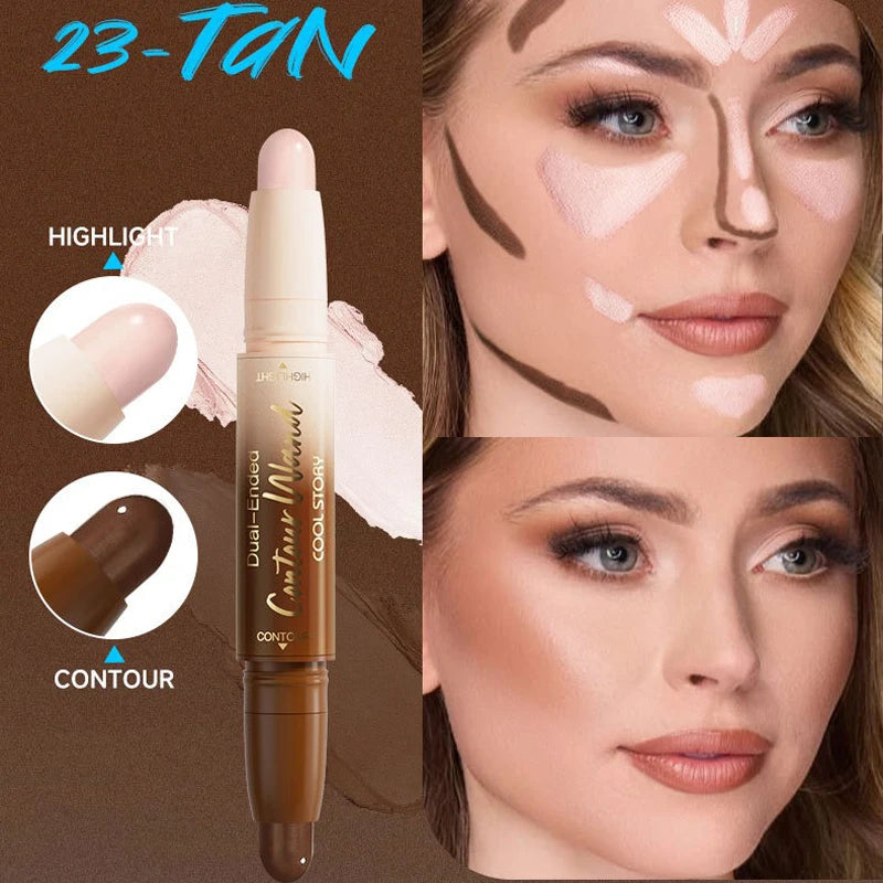 Double-Ended Contour Stick – Waterproof Highlight & Shadow Cream