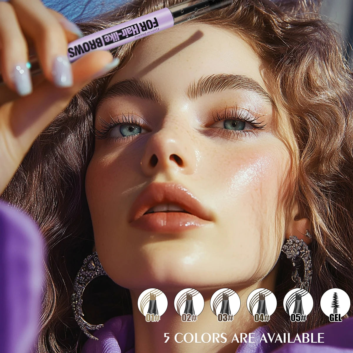 Waterproof Eyebrow Gel Pen – Long-Lasting Tattoo Liquid Brow Cream