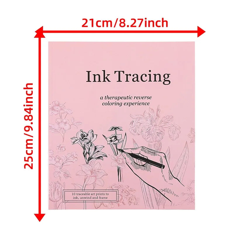 Ink Tracing: A Therapeutic Reverse Coloring Experience