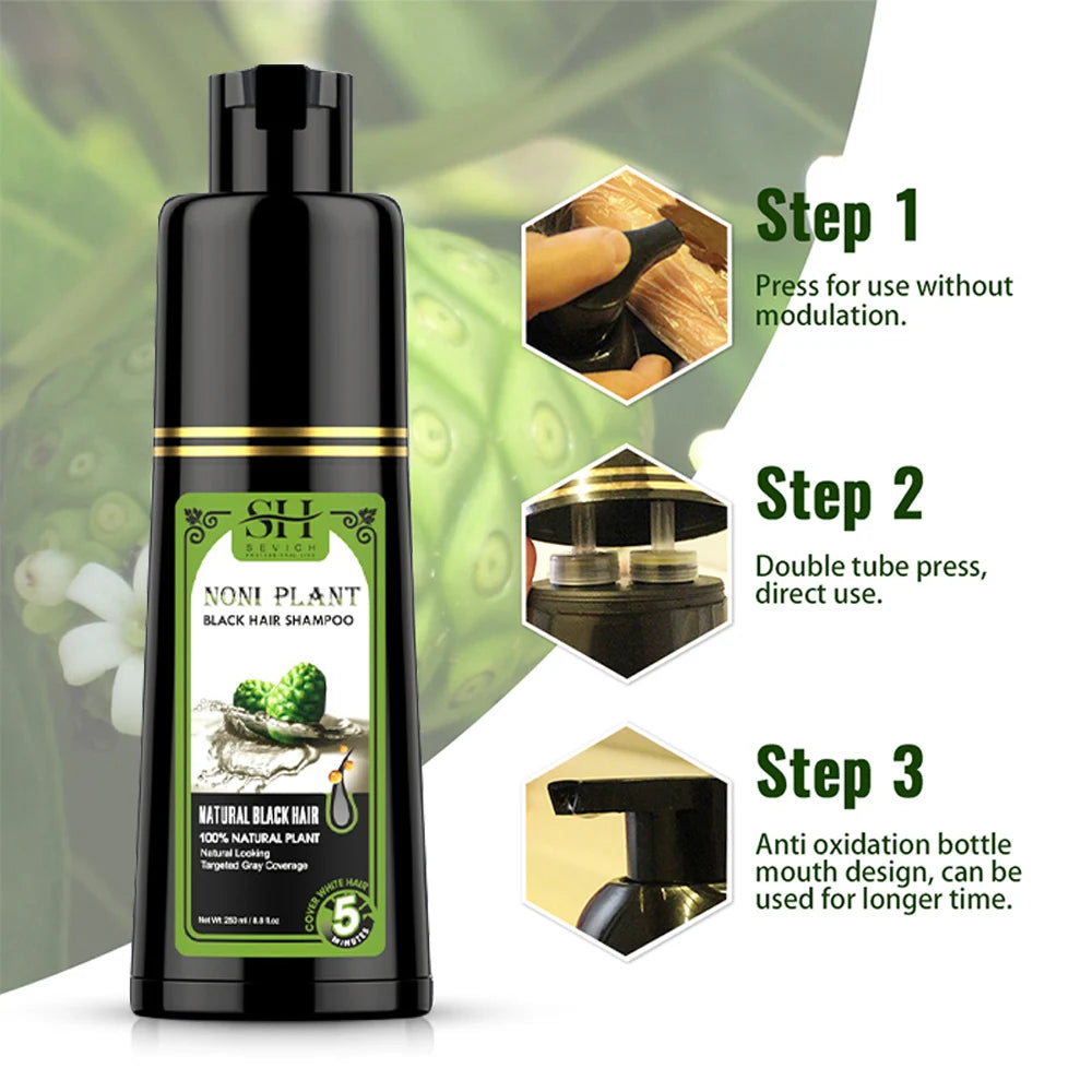 Fast Black Hair Dye Shampoo