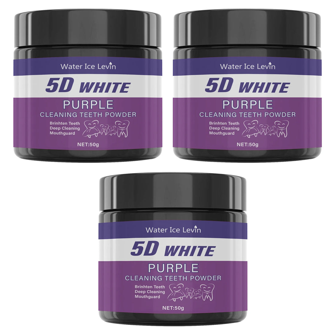 Water Ice Levin Purple Brightening Toothpowder: