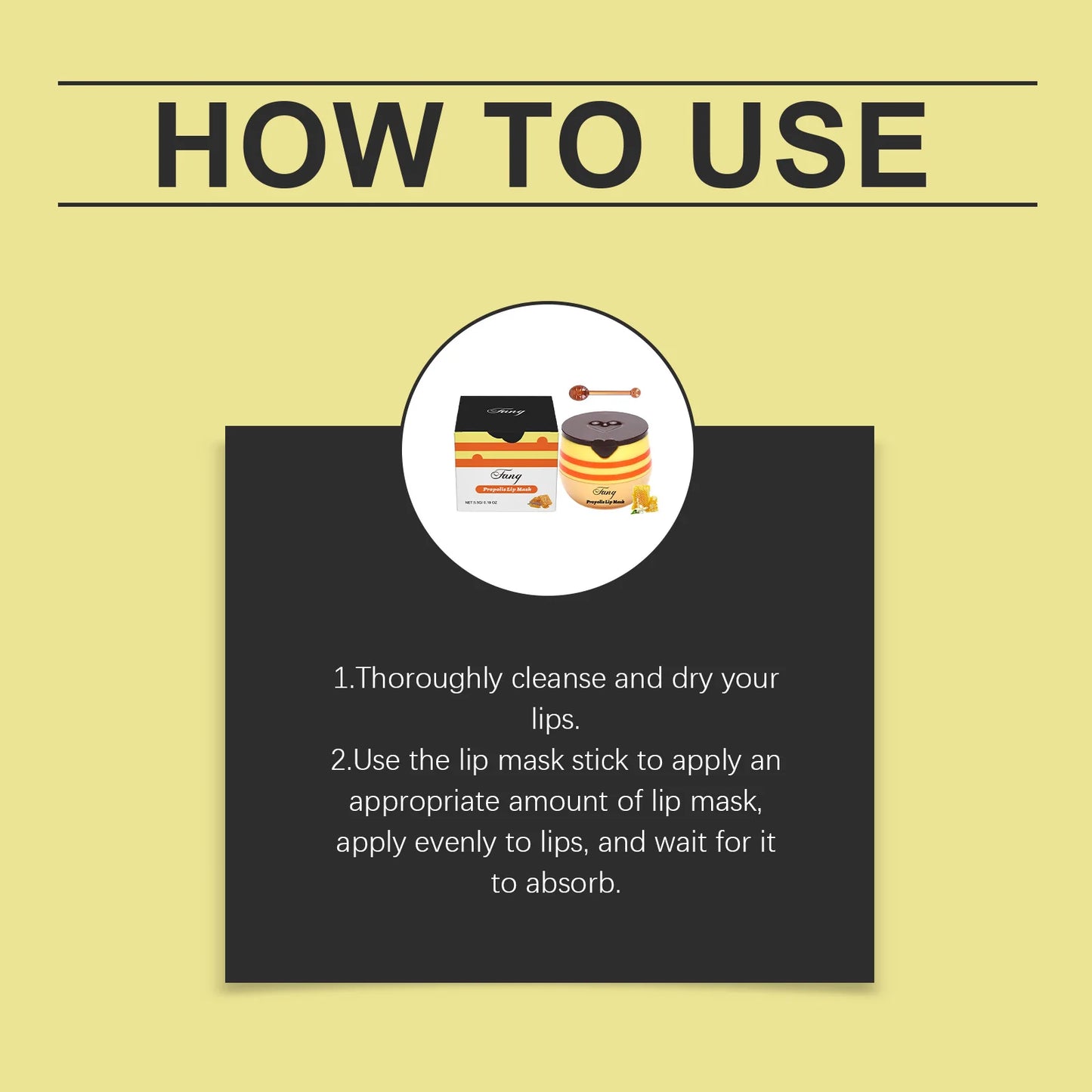 Propolis Lip Mask Moisturizing Repairing Lip Balm