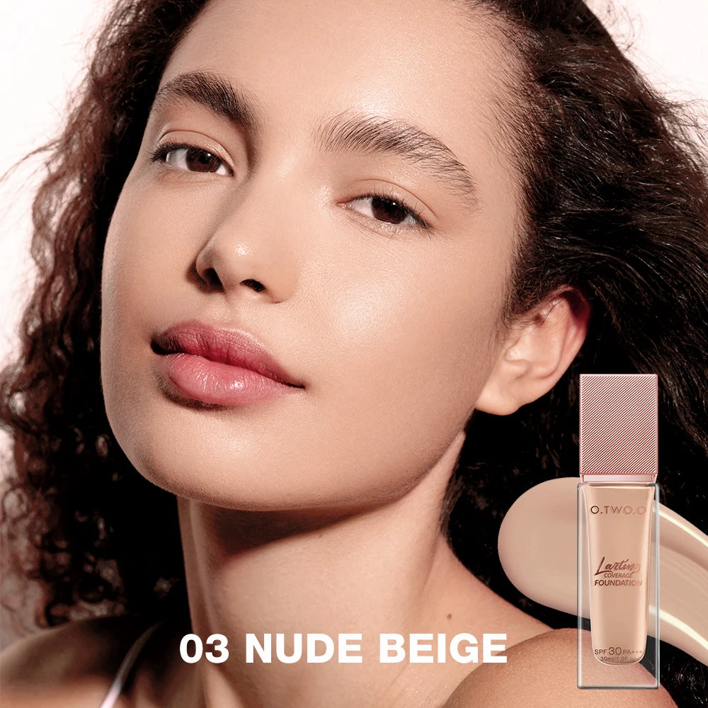 Matte Liquid Foundation – Full Coverage, Oil-Control & Waterproof