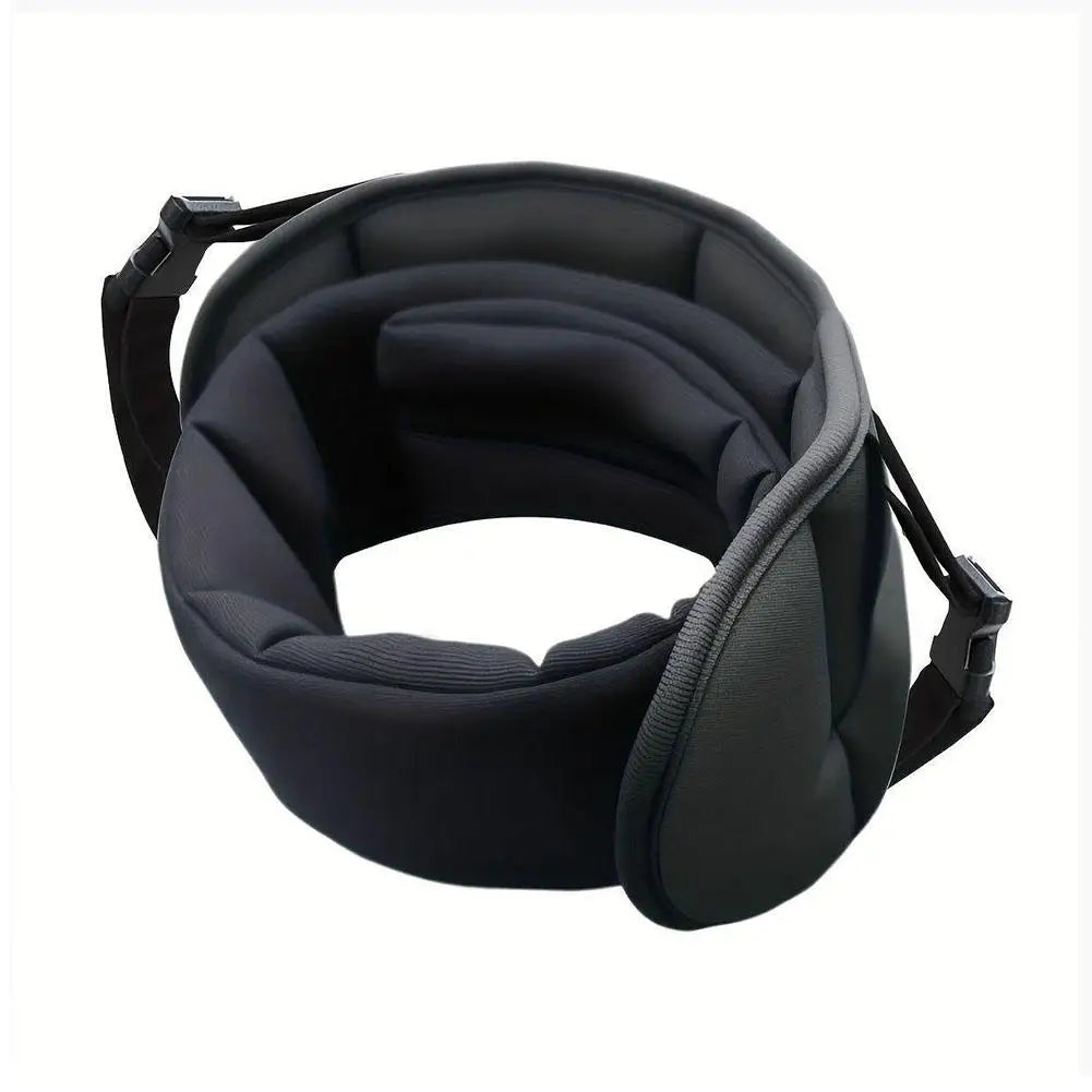 3D Contoured Travel Pillow 100% Blackout Zero Eye Pressure Sleeping Mask  Airplane