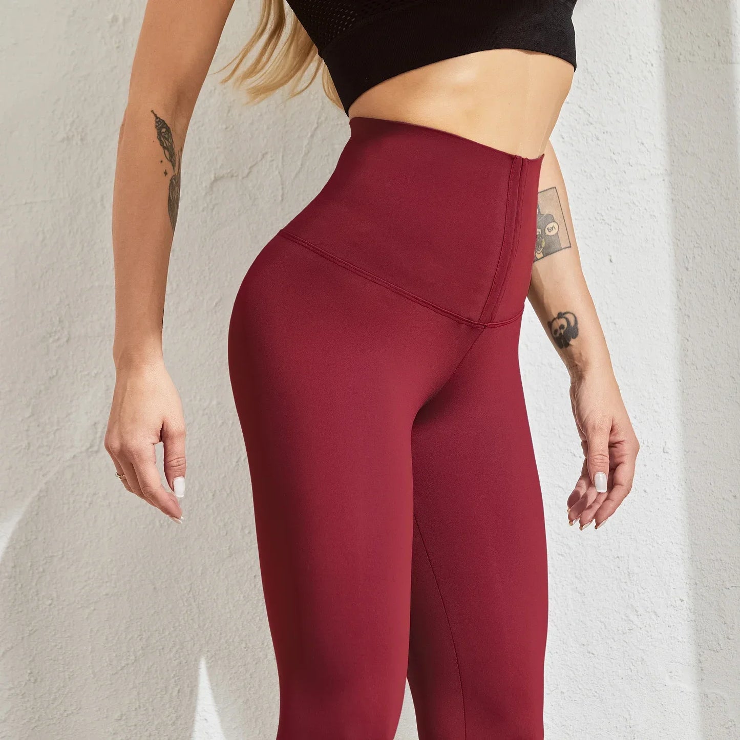 Vrouwen Hoge Elastische Workout Leggings Gym Sexy Fitness Leggings