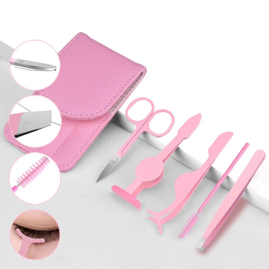 Tweezers Set 3-4pcs Premium Stainless Steel Eyebrow Precision Sharp Tip Tweezers