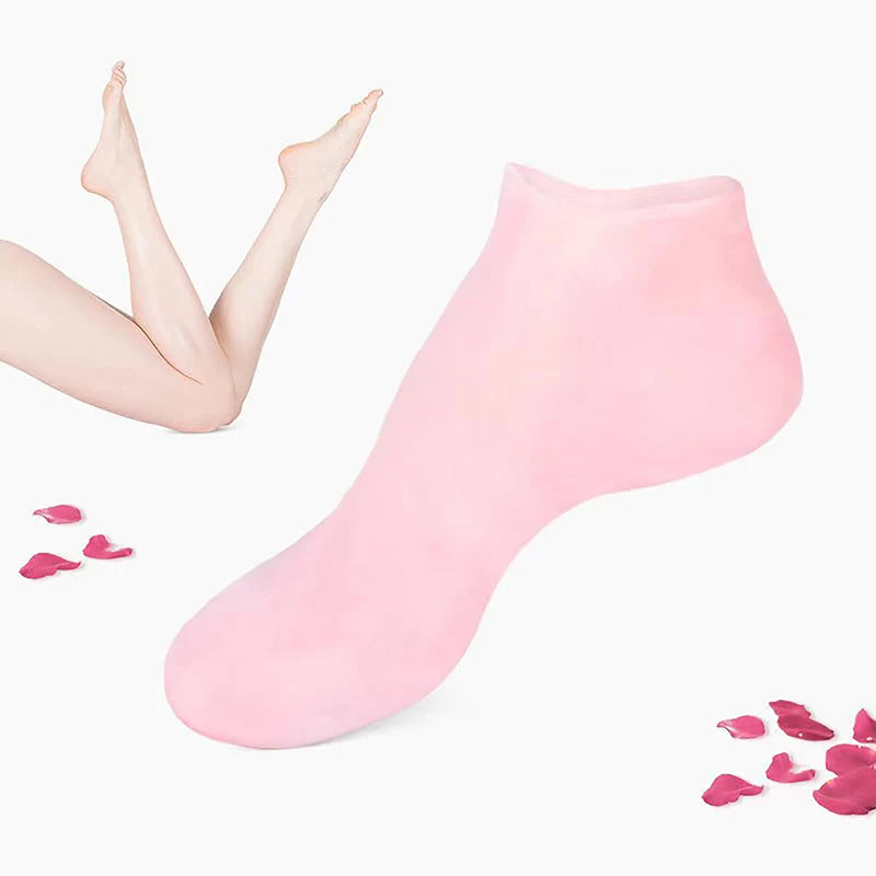 Silicone Moisturizing Gel Heel Socks Exfoliating And Preventing Dryness Foot Skin Rejuvenation Foot Care Elastic Sock
