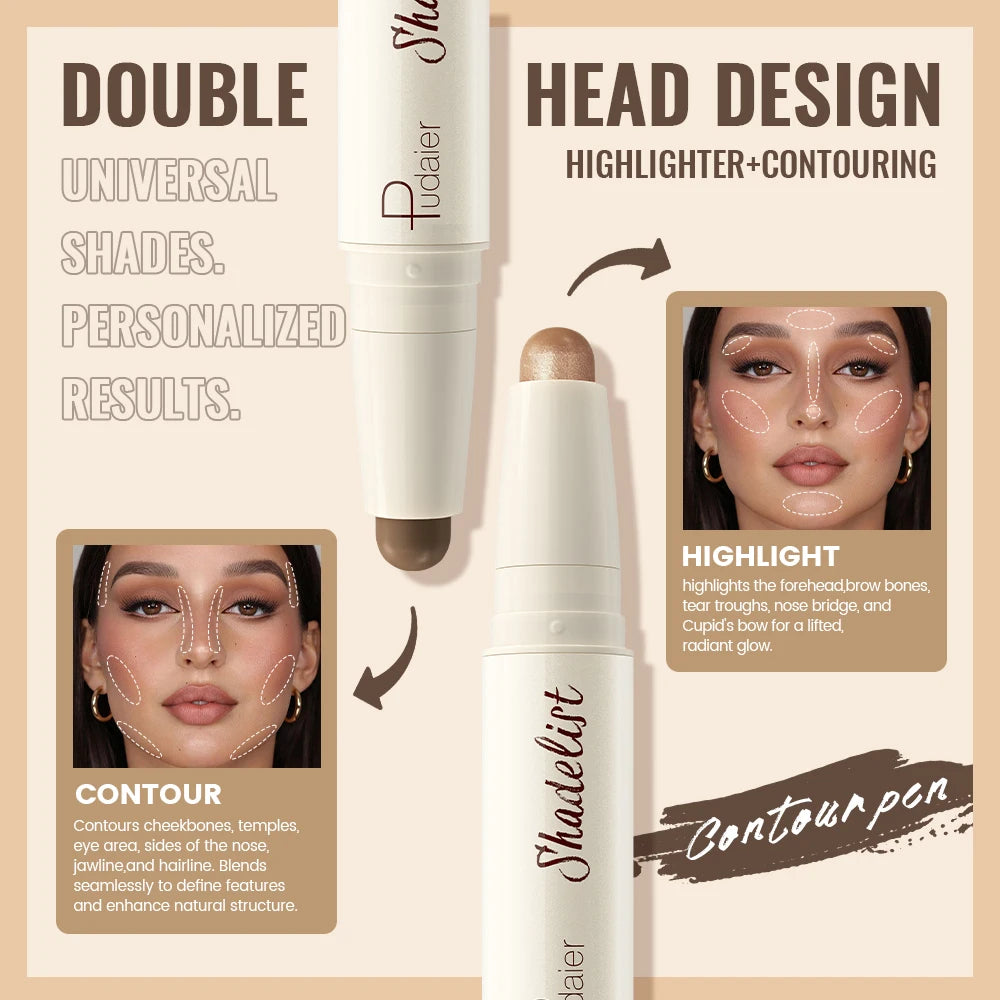 Double-Head Contour Stick – Natural Highlight & Shadow Shaping