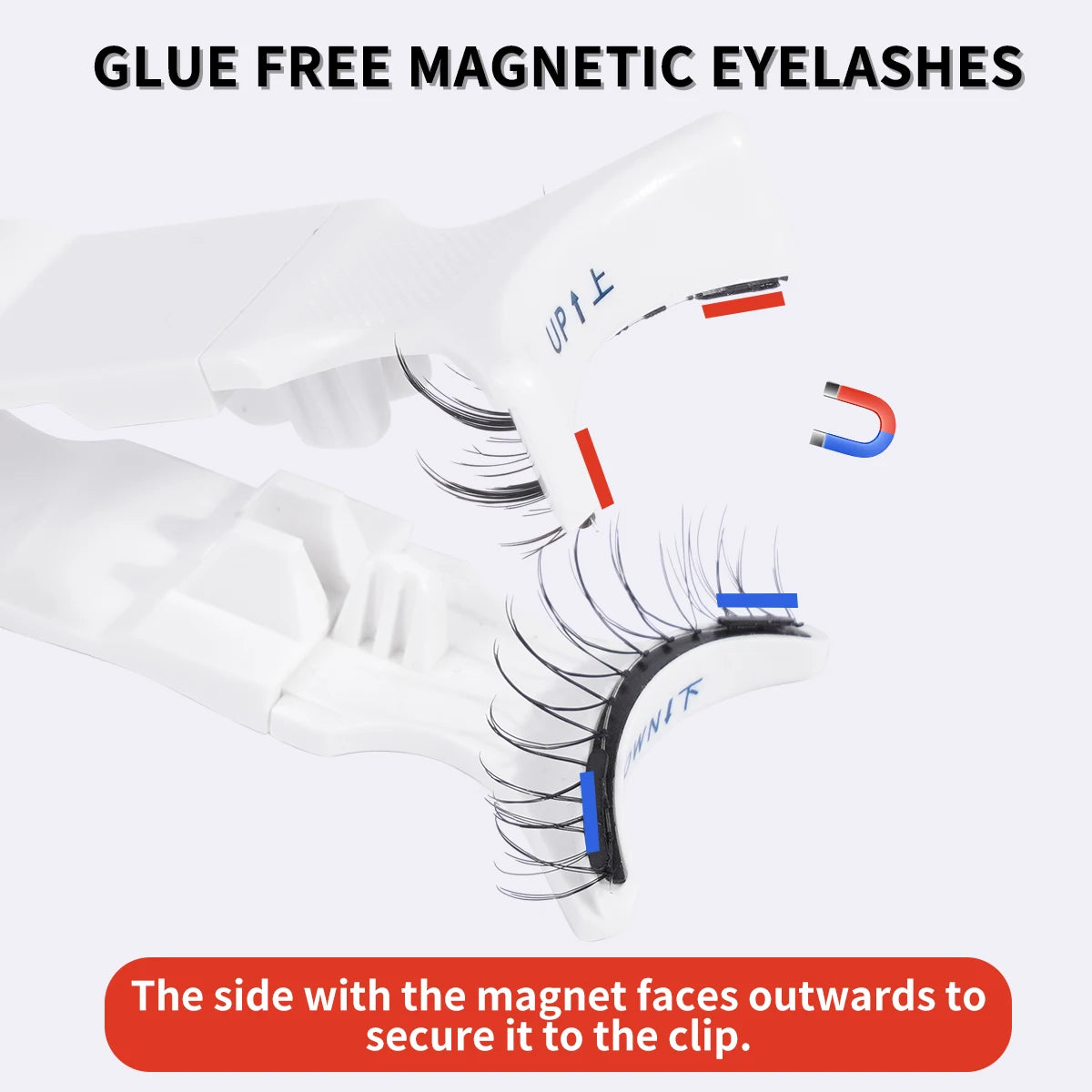 Magnetic Eyelashes with Mirror Applicator