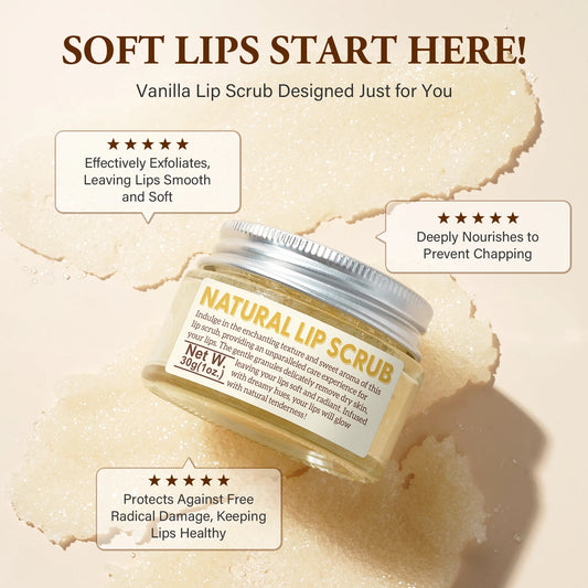 Vegan Exfoliating Lip Scrub