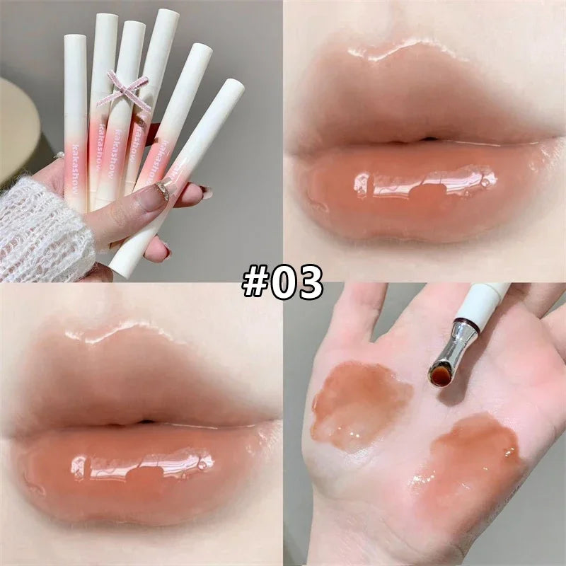 Water-Gloss Jelly Lip Gloss – Hydrating Tint