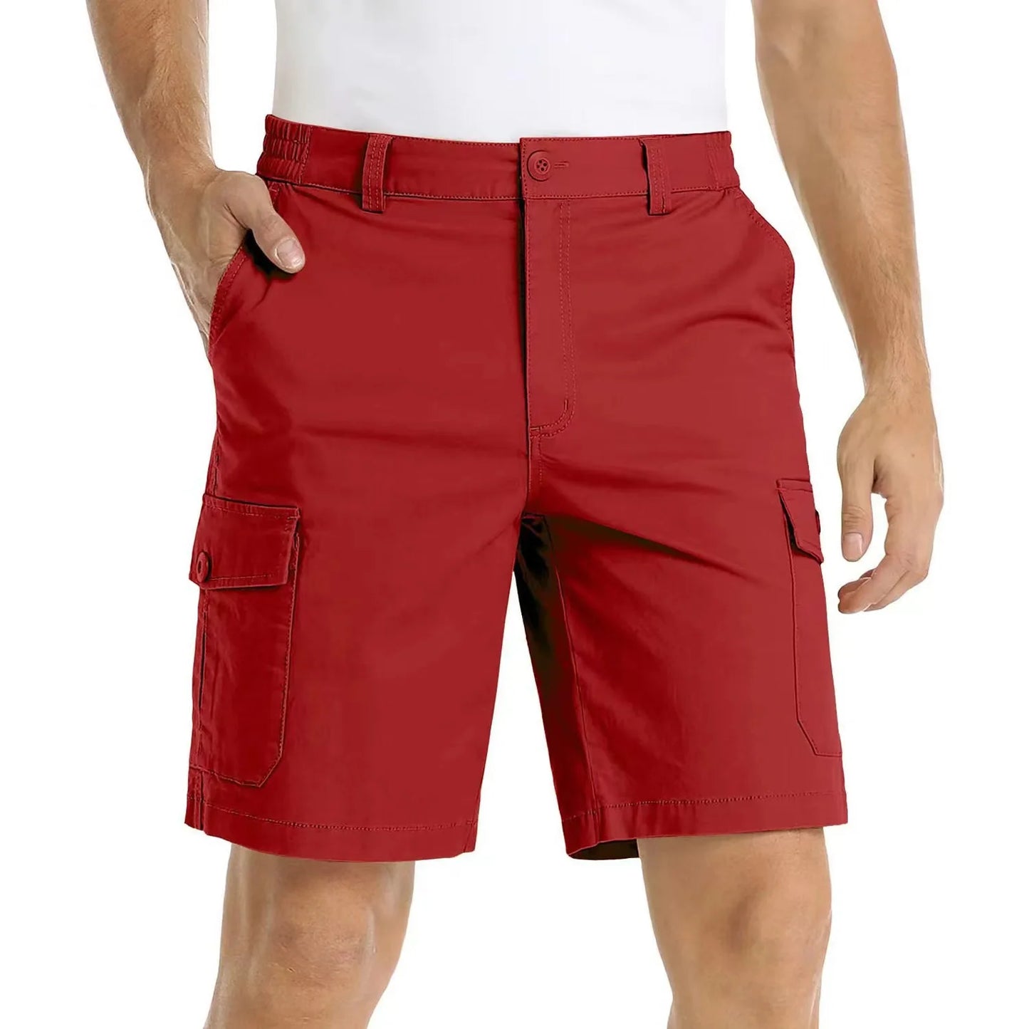 Breathable Quick Dry Hiking Shorts With  Pockets Athletic Cargo Shorts Casual Sports Travel Short Pants