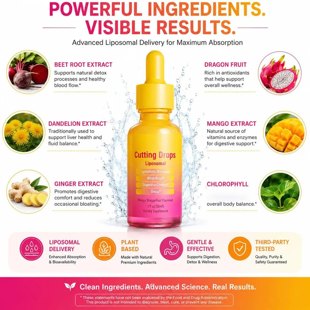 Cutting Drops Liposomal Herbal Drops for Lymphatic Support