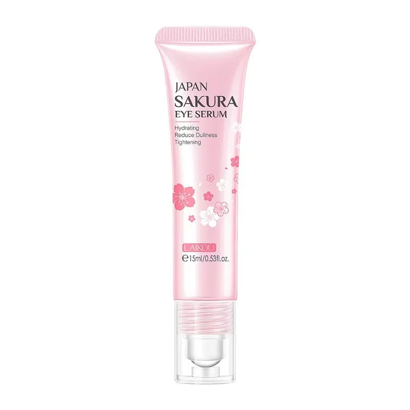Sakura Eye Serum Roller Massage Anti-Aging,Hydrating & Brightening Eye Dark Circle