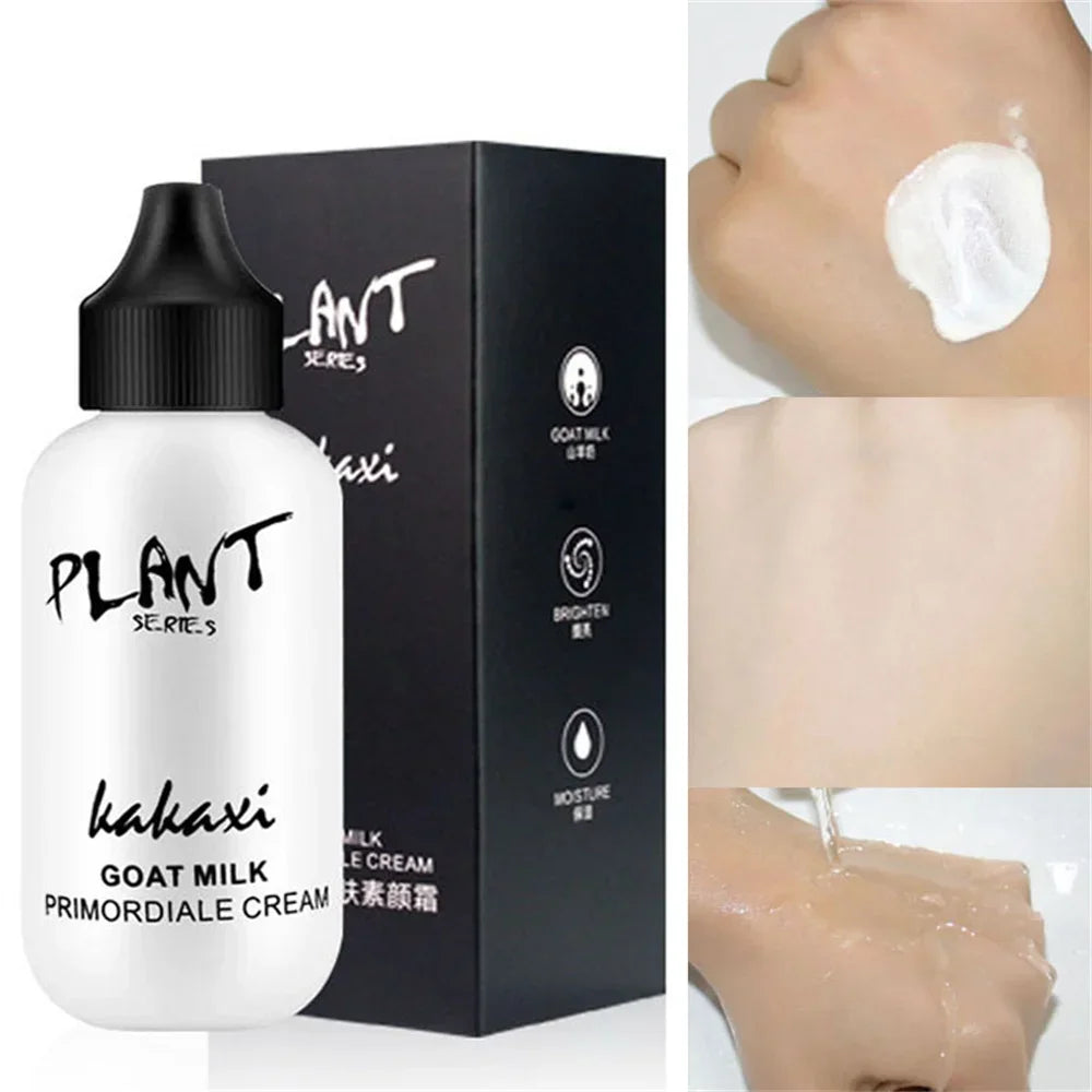 Goat Milk Matte Liquid Foundation – Full Coverage, Whitening & Waterproof Concealer