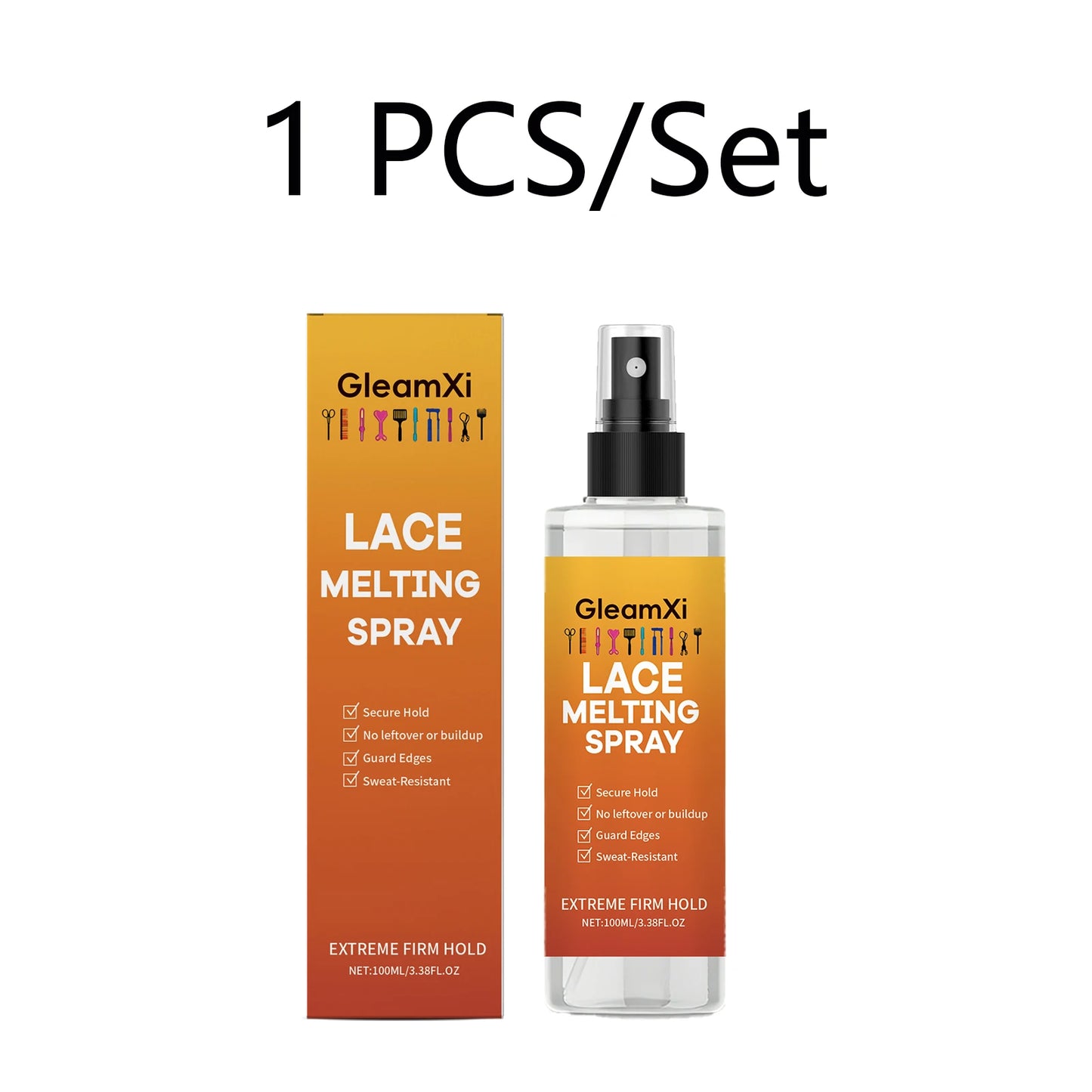 Lace Melting Spray Strong Hold Wig Adhesive Sweat Proof Invisible