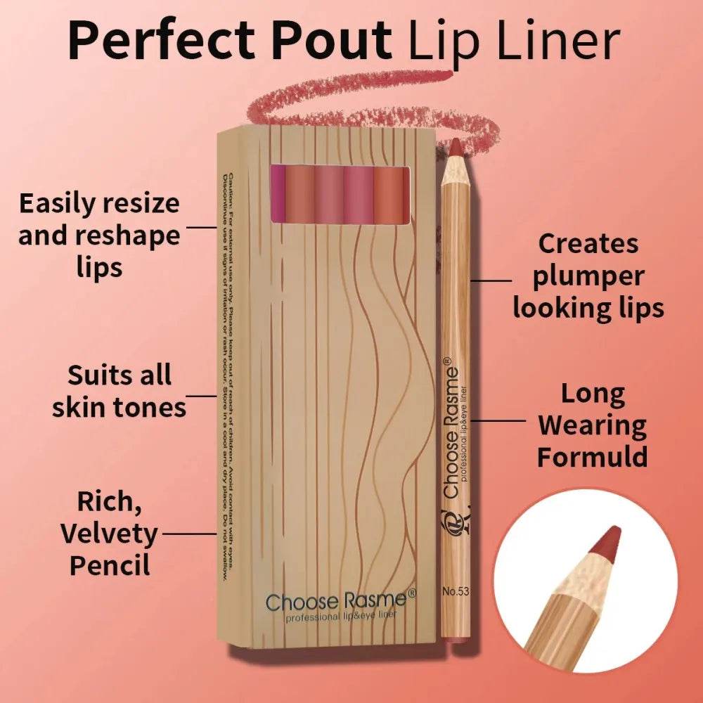 12 Color Nude Matte Lipstick Pencil
