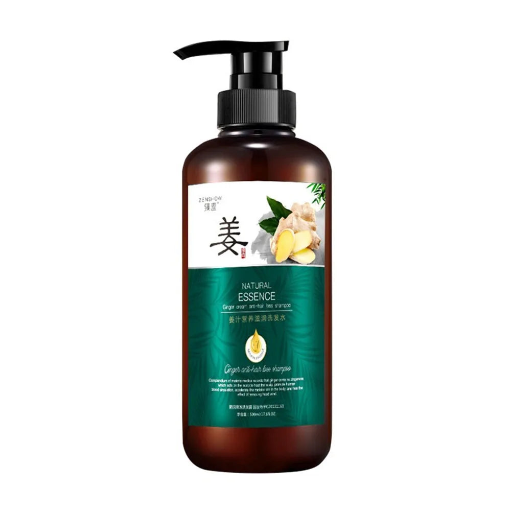 Silky Supple Shampoo Hair Oil Ginger Essence Natural Extract Smooth  500ml