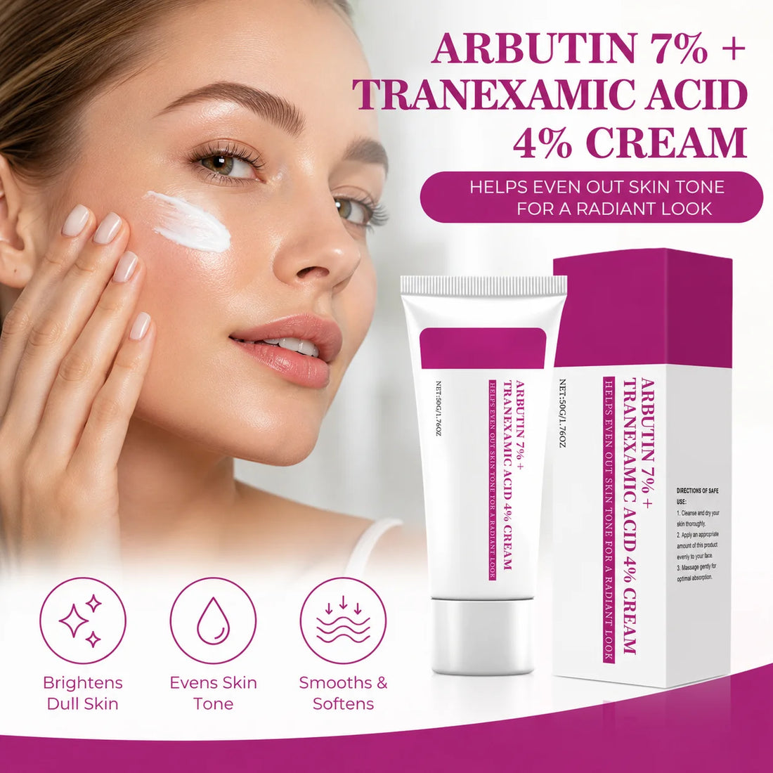 Arbutin Tranexamic Acid Brightening Cream