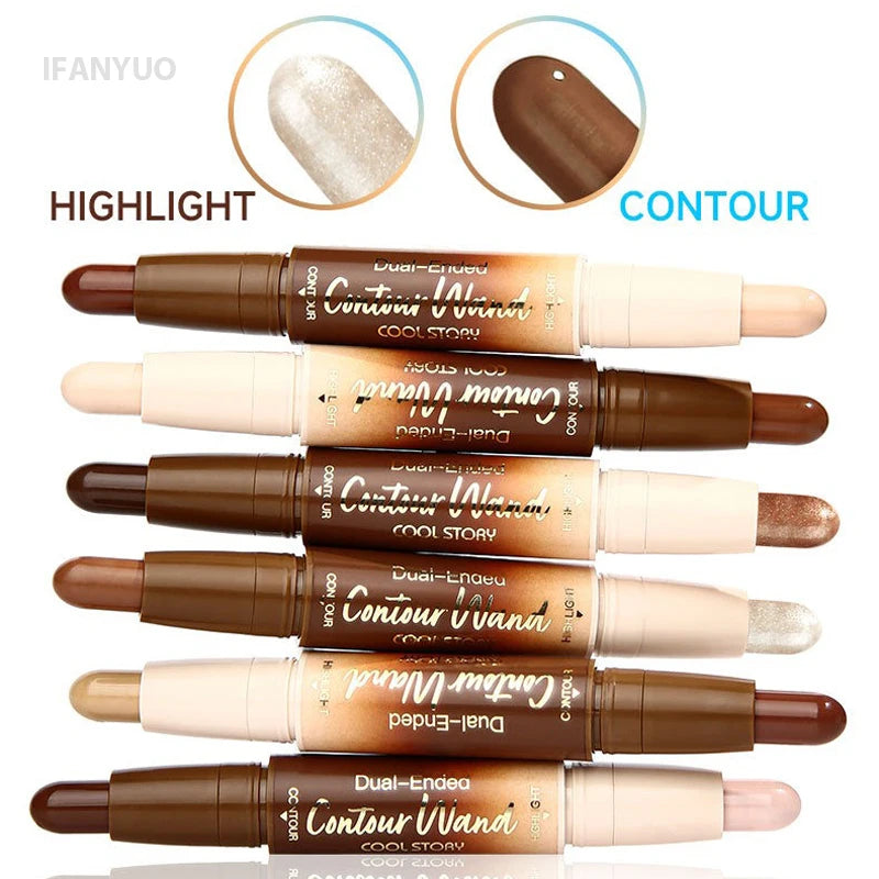 Double-Ended Contour Stick – Waterproof Highlight & Shadow Cream