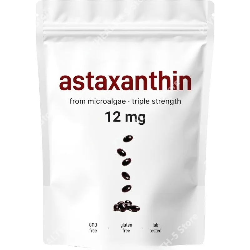 Astaxanthin 12mg Softgels -Most Powerful Antioxidant Daily Antioxidant Support