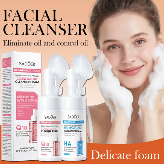 Amino Acid Facial Cleanser Face Wash Foam