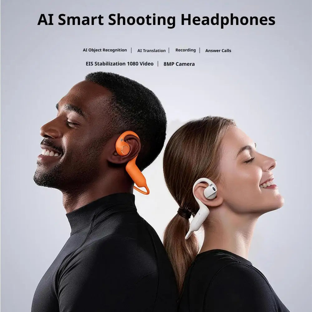 Smart Camera Bluetooth Earphone Portable Smart AI Translation Earbuds