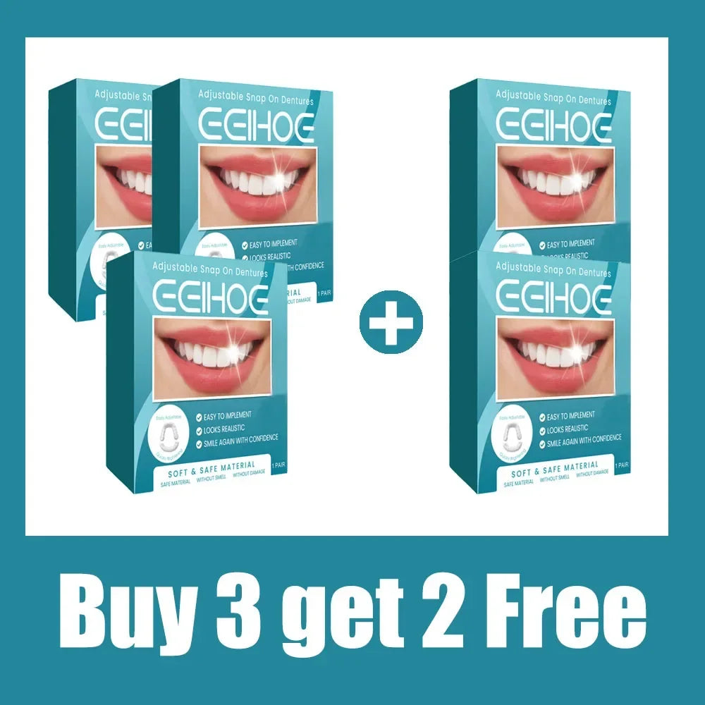 Adjustable Teeth Set Whitening Dentures Perfect Smile