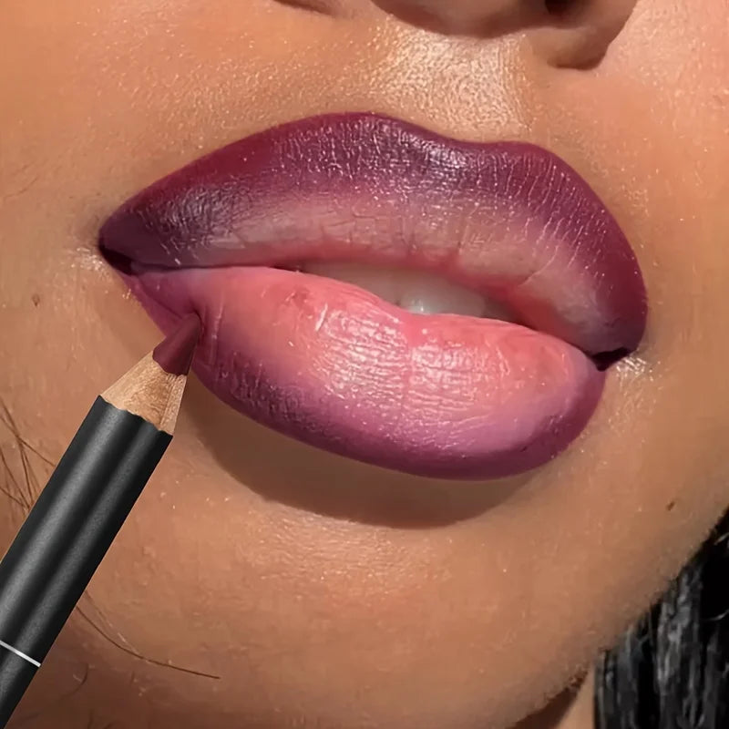 Velvet Matte Waterproof Lip Liner – Long-Lasting, No-Fade Smooth Application