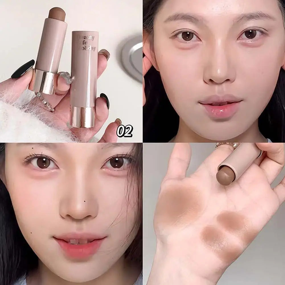 Waterproof Nose Contour Stick – Matte Grey/Brown Bronzer & Highlighter