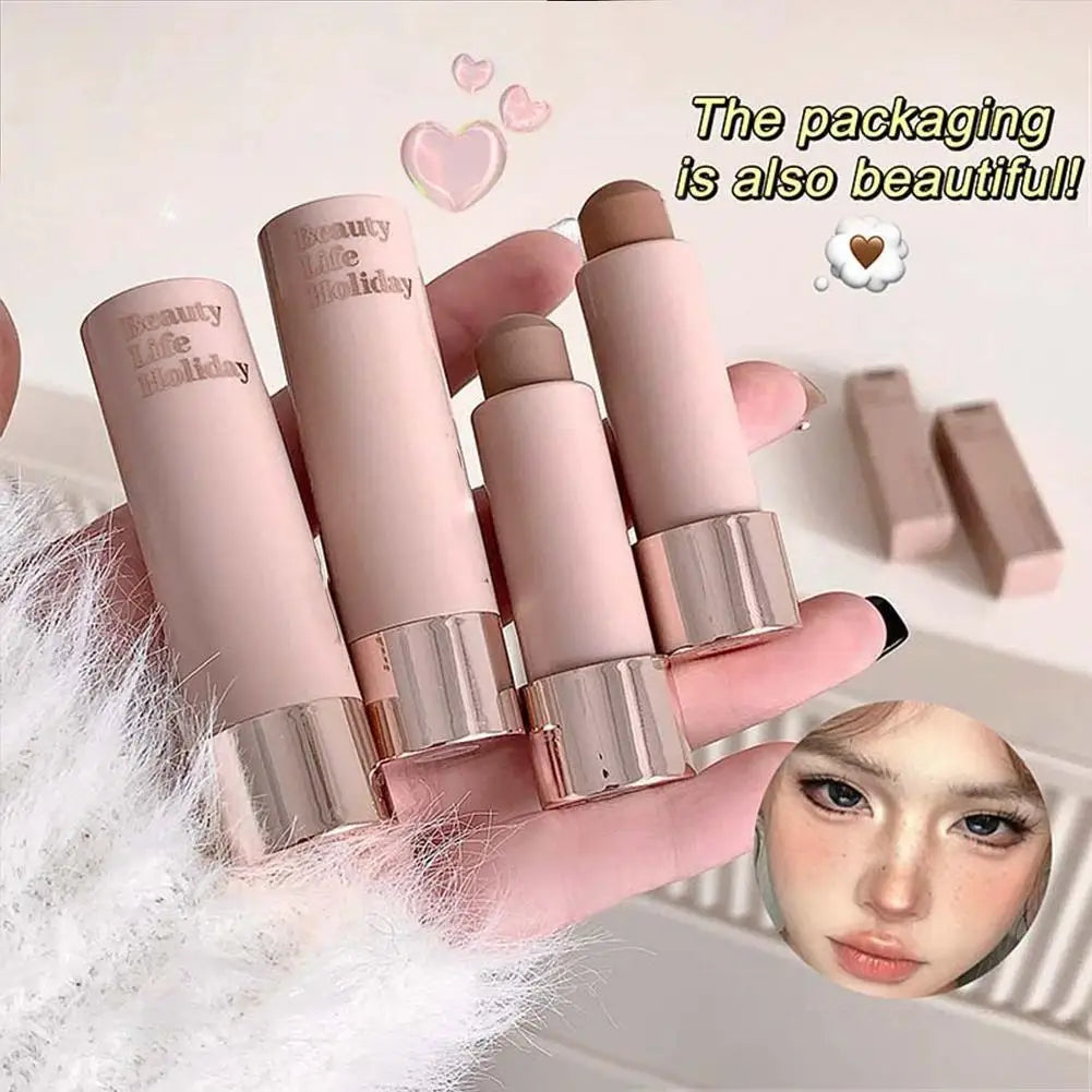Waterproof Nose Contour Stick – Matte Grey/Brown Bronzer & Highlighter