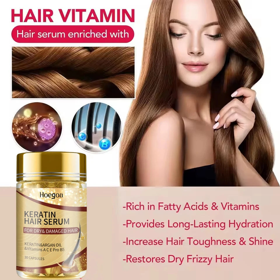 Magic Hair Vitamin Capsule Keratin Oil Fast Restore Hair