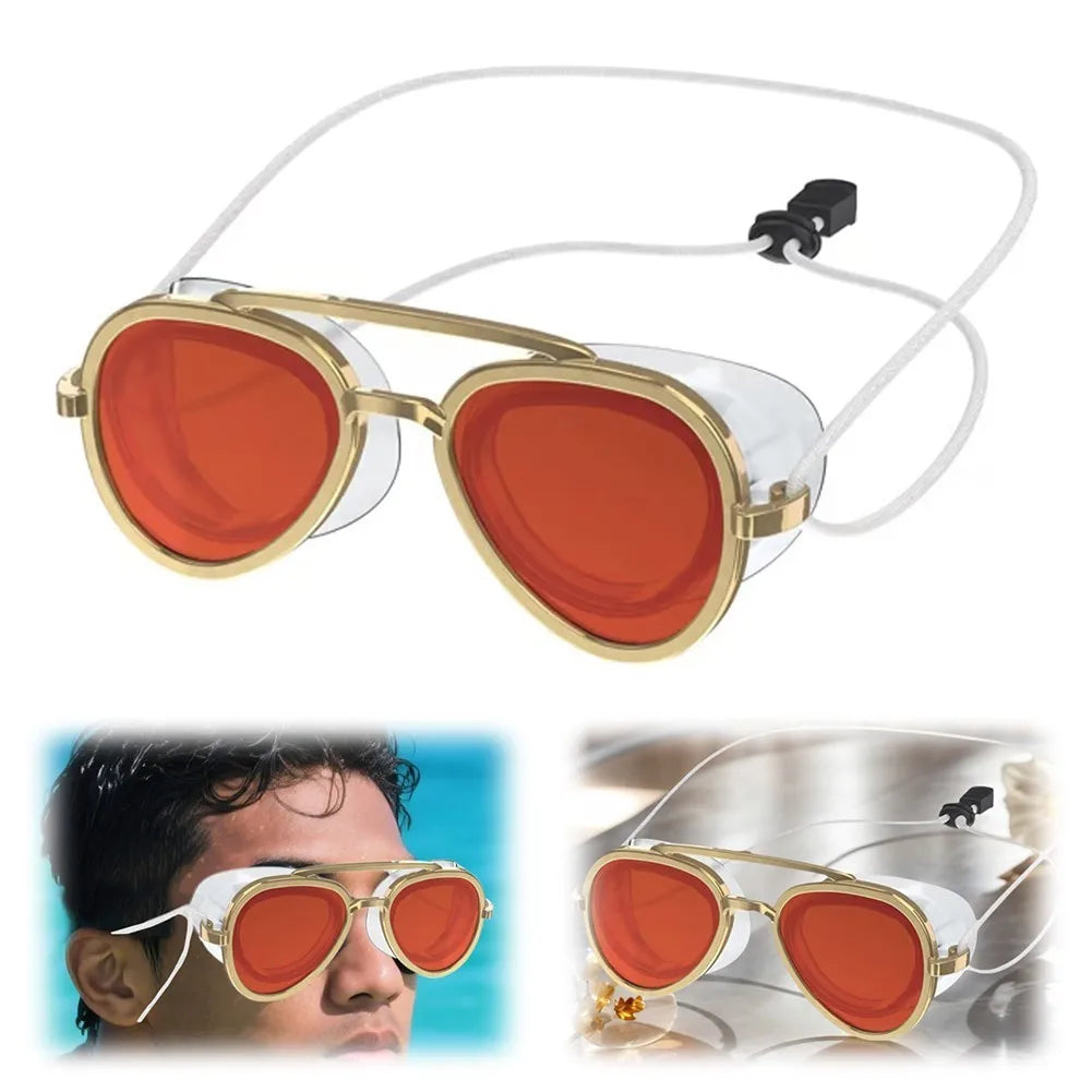 Full-View Anti-Fog Swimming Goggles for Adults