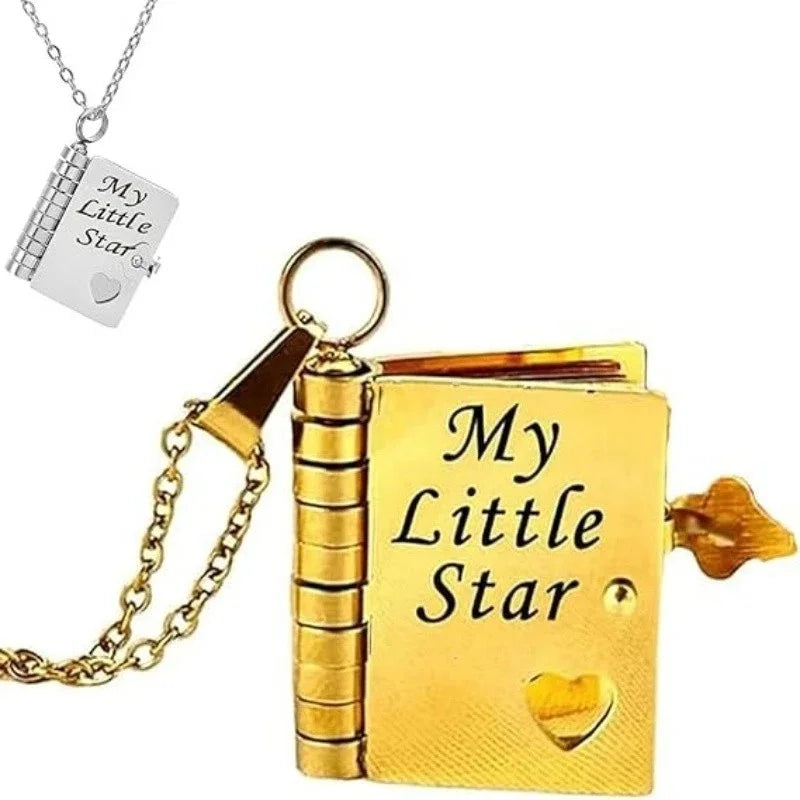 My Little Star Book Pendant Necklace
