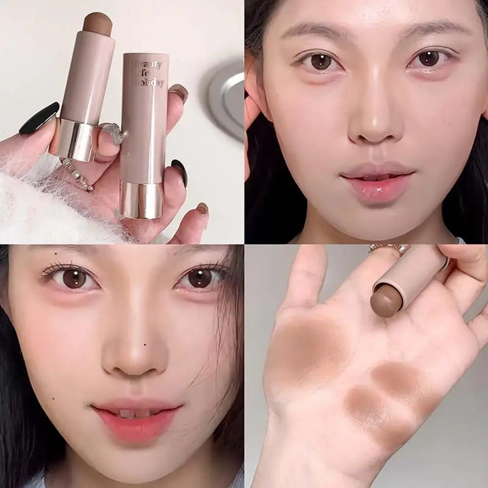 Waterproof Nose Contour Stick – Matte Grey/Brown Bronzer & Highlighter