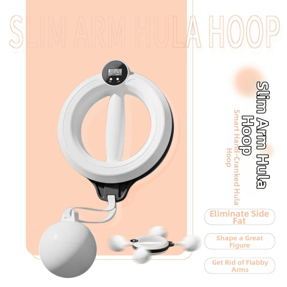 Intelligent Hand Cranked Hula Hoop For Skinny Arm Worship, Meat Beauty Arm Tool, 360 ° Arm Rotation Exercise Tool, Home Gym