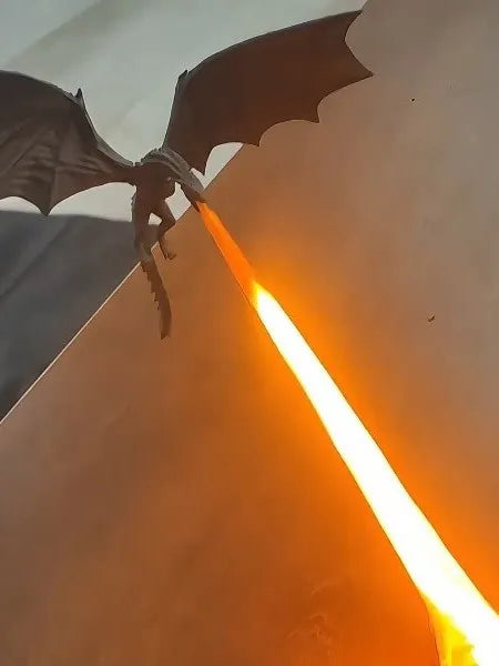 Dragon Breath Black Tech Desktop Decoration Glowing 3D Printed Toy
