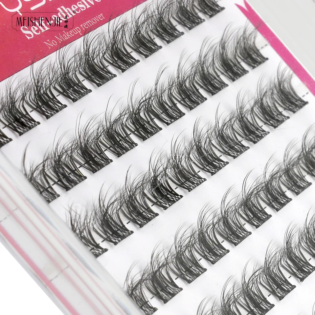 Self-Adhesive Cluster Lashes – 100PCS DIY No-Glue Individual Extensions