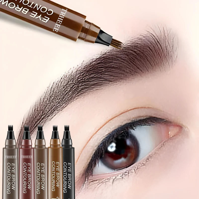 4-Tip Eyebrow Pencil – Long-Lasting, Waterproof & Smudge-Proof