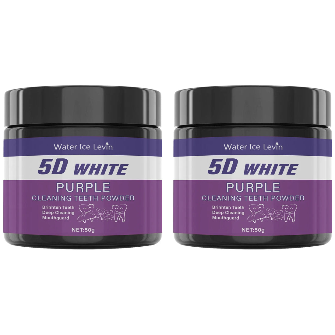 Water Ice Levin Purple Brightening Toothpowder: